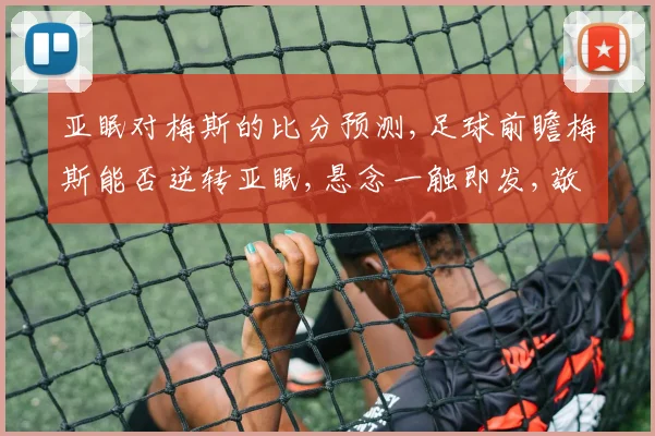 亚眠对梅斯的比分预测,足球前瞻梅斯能否逆转亚眠,悬念一触即发,敬请期待